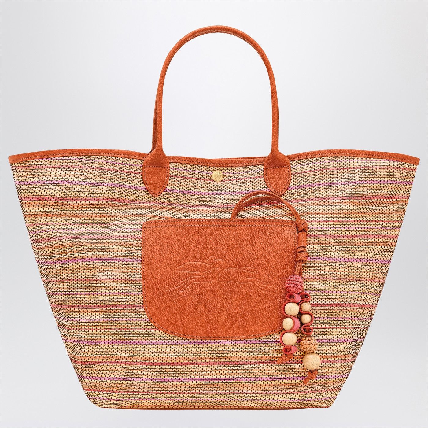 Longchamp Longchamp L Le Pliage Collection Basket Bag In Rainbow Canvas Size ONE SIZE - 1 Thumbnail