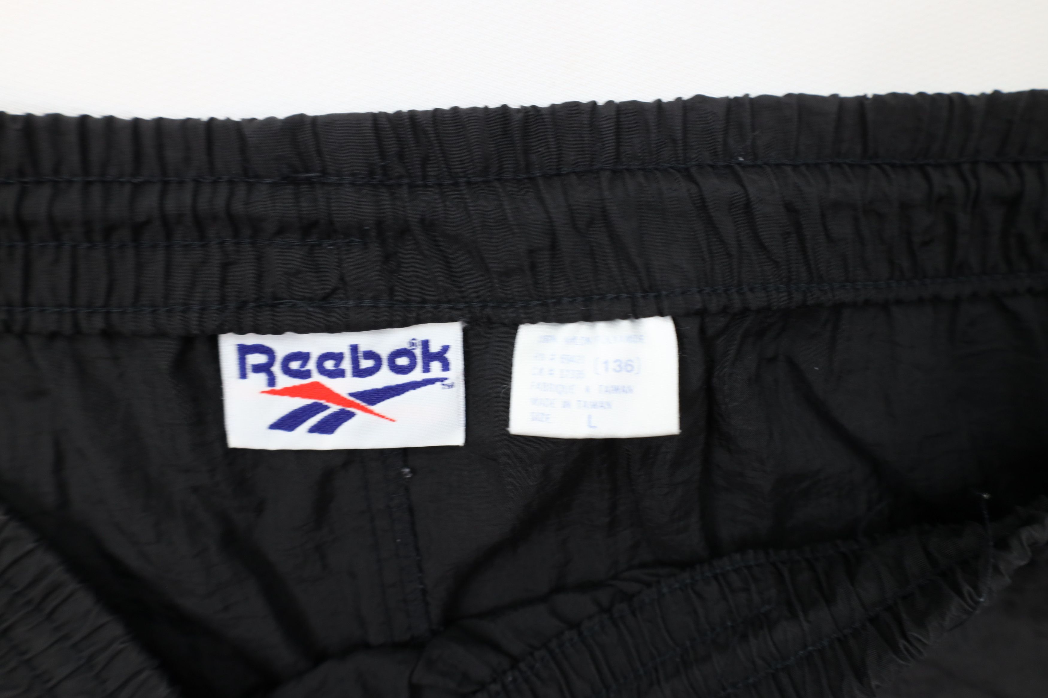 Reebok Vintage 90s Reebok Spell Out Windbreaker Joggers Pants Black Size US 36 / EU 52 - 10 Thumbnail