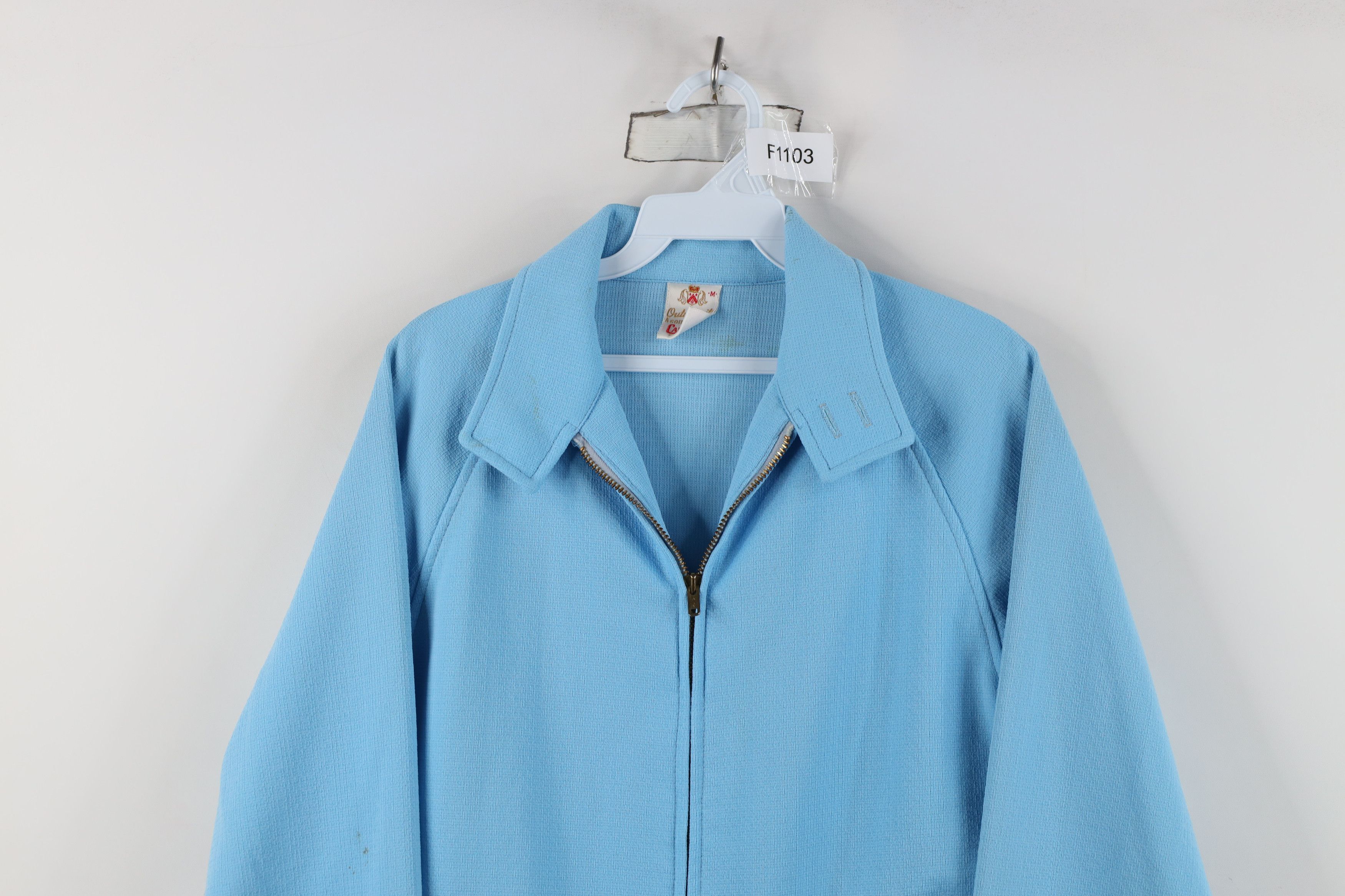 Vintage Vintage 60s Streetwear Cafe Racer Bomber Jacket Blue USA Size US M / EU 48-50 / 2 - 2 Thumbnail
