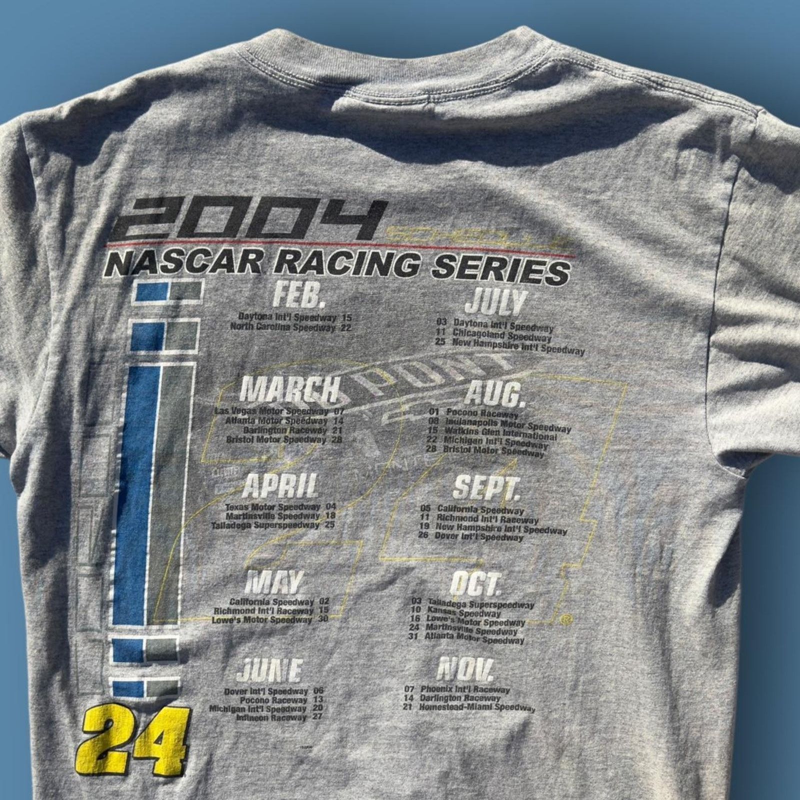 NASCAR × Winners Circle Y2K 2004 Jeff Gordon NASCAR T-Shirt Size US M / EU 48-50 / 2 - 4 Thumbnail