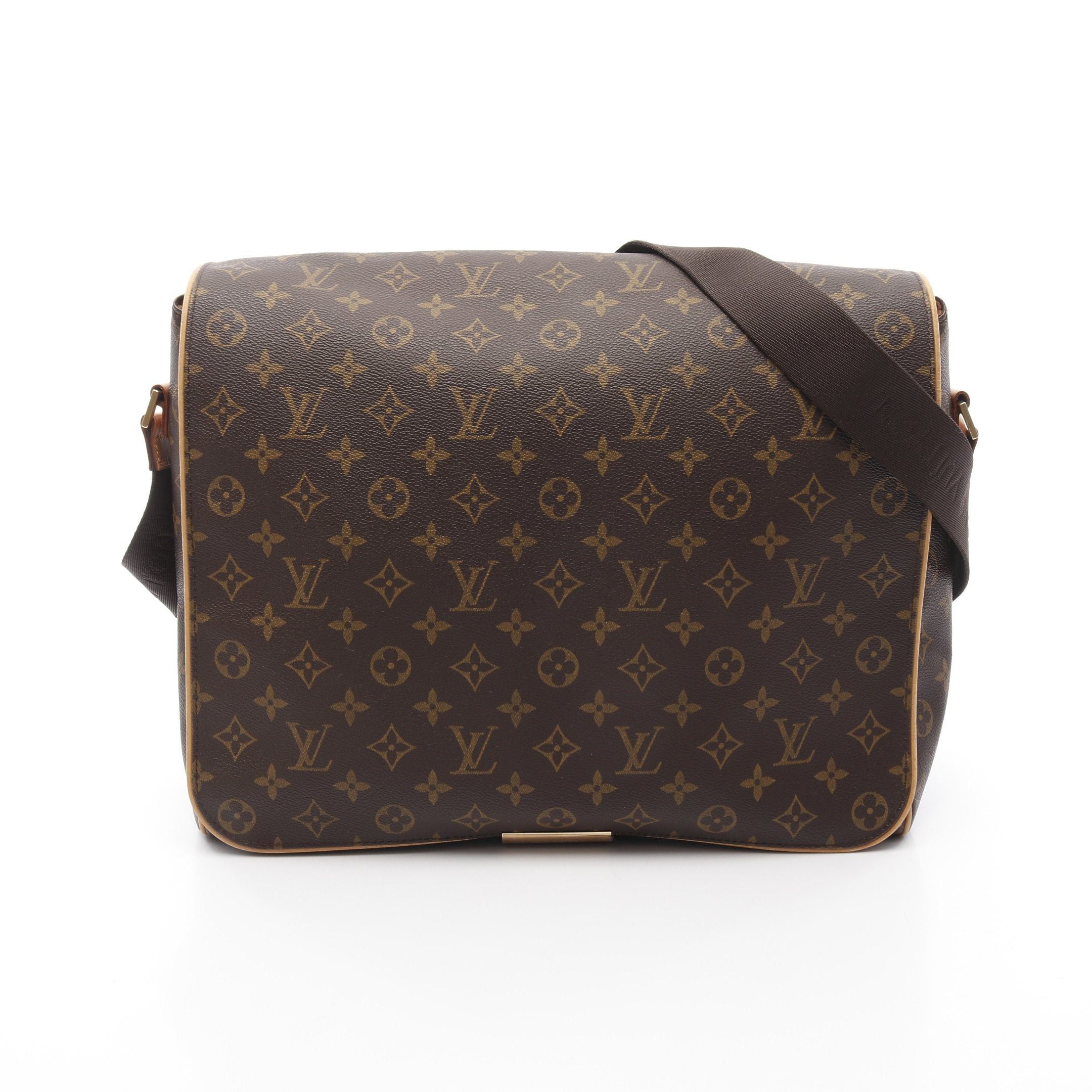 Louis Vuitton Louis Vuitton Aves Monogram Shoulder Bag Leather Brown Size ONE SIZE - 1 Thumbnail