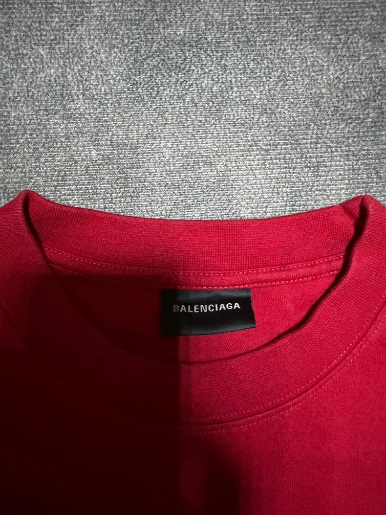 Balenciaga Balenciaga Red letter Logo short sleeve Size US M / EU 48-50 / 2 - 3 Thumbnail