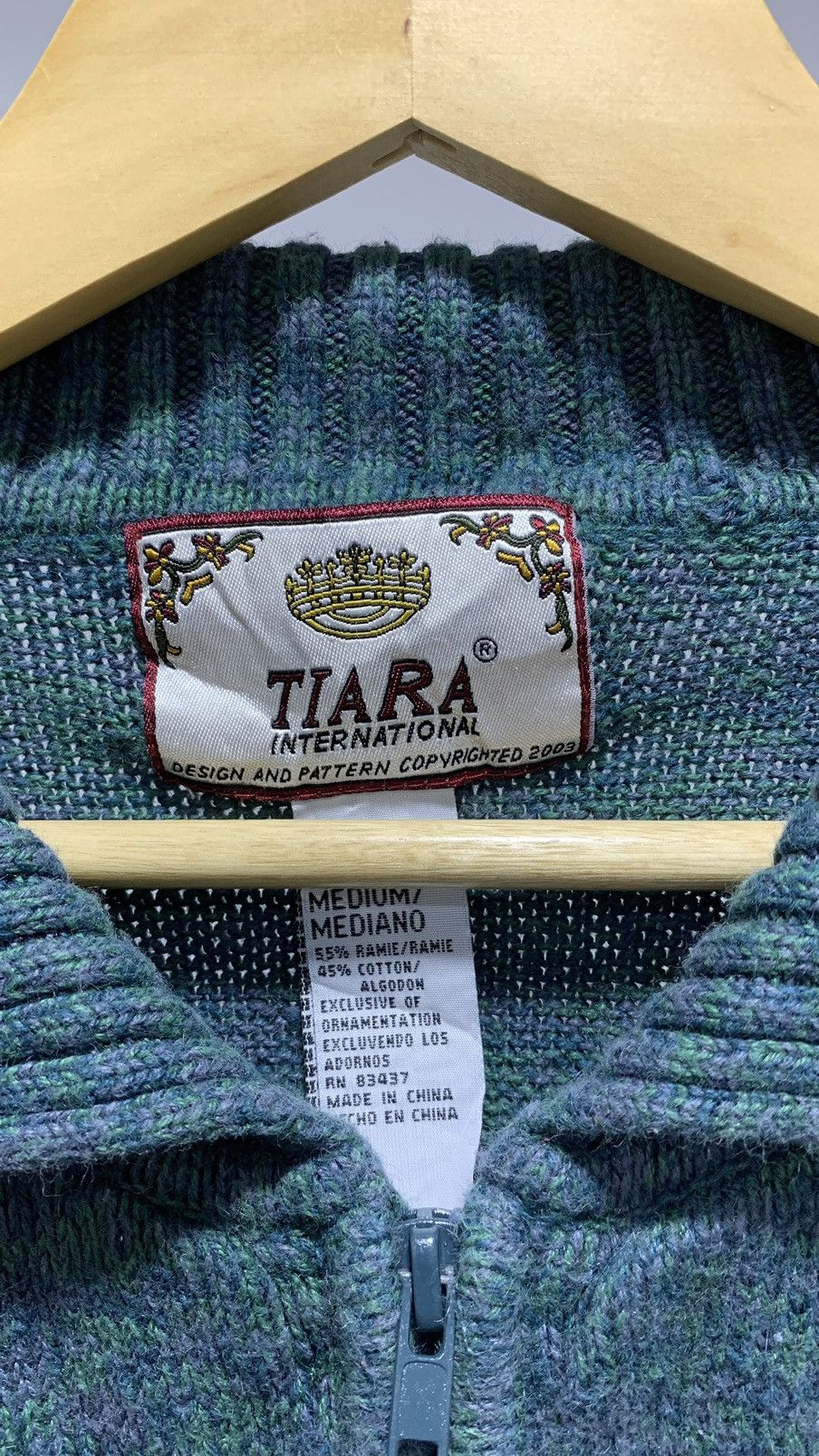 Aran Isles Knitwear × Homespun Knitwear × Vintage Acne Studios Inspired Knit Collar Sweater Size US M / EU 48-50 / 2 - 3 Thumbnail