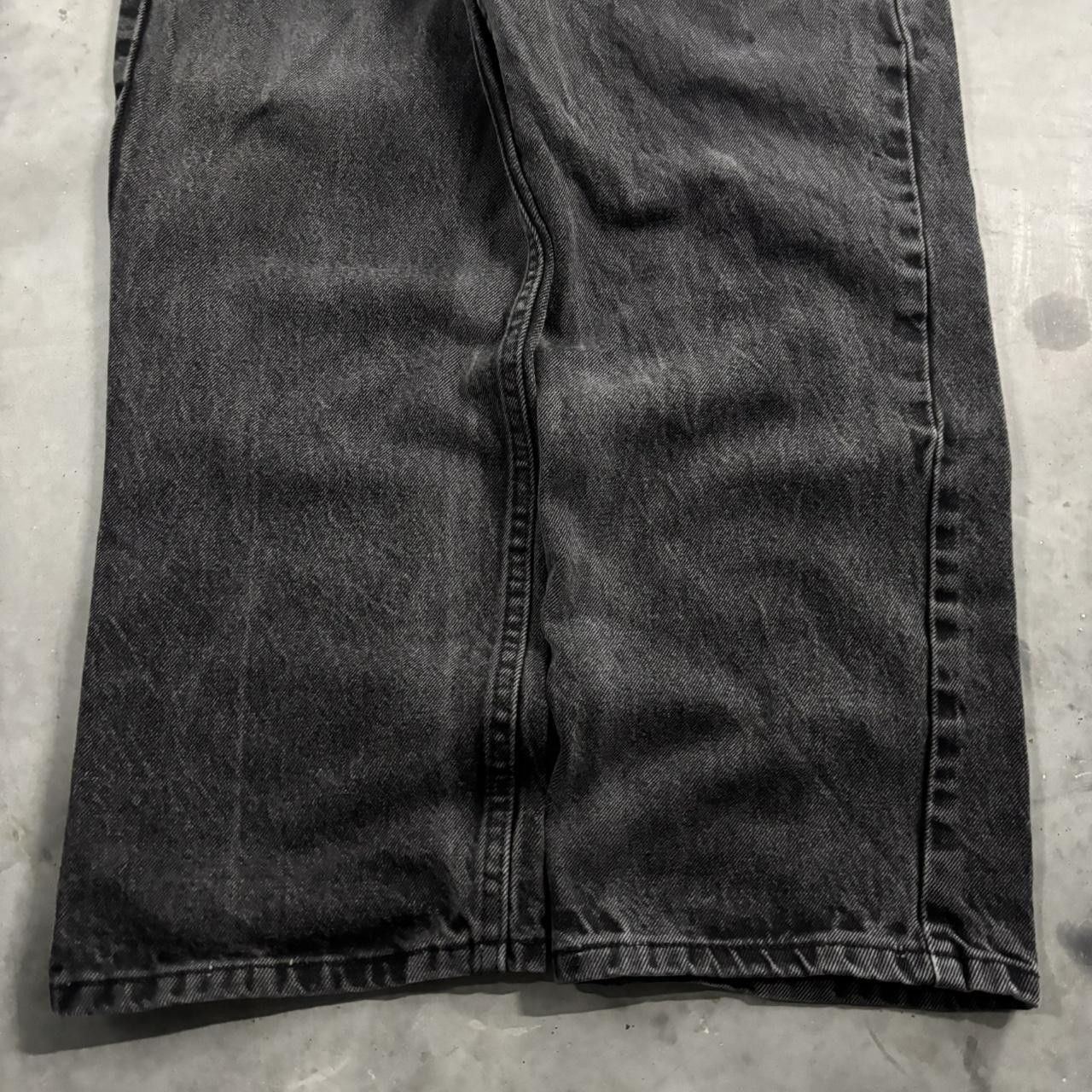Vintage Vintage Y2K/2000s Grunge Faded Black Essential Denim Jeans! 40x32 Size US 40 / EU 56 - 6 Thumbnail