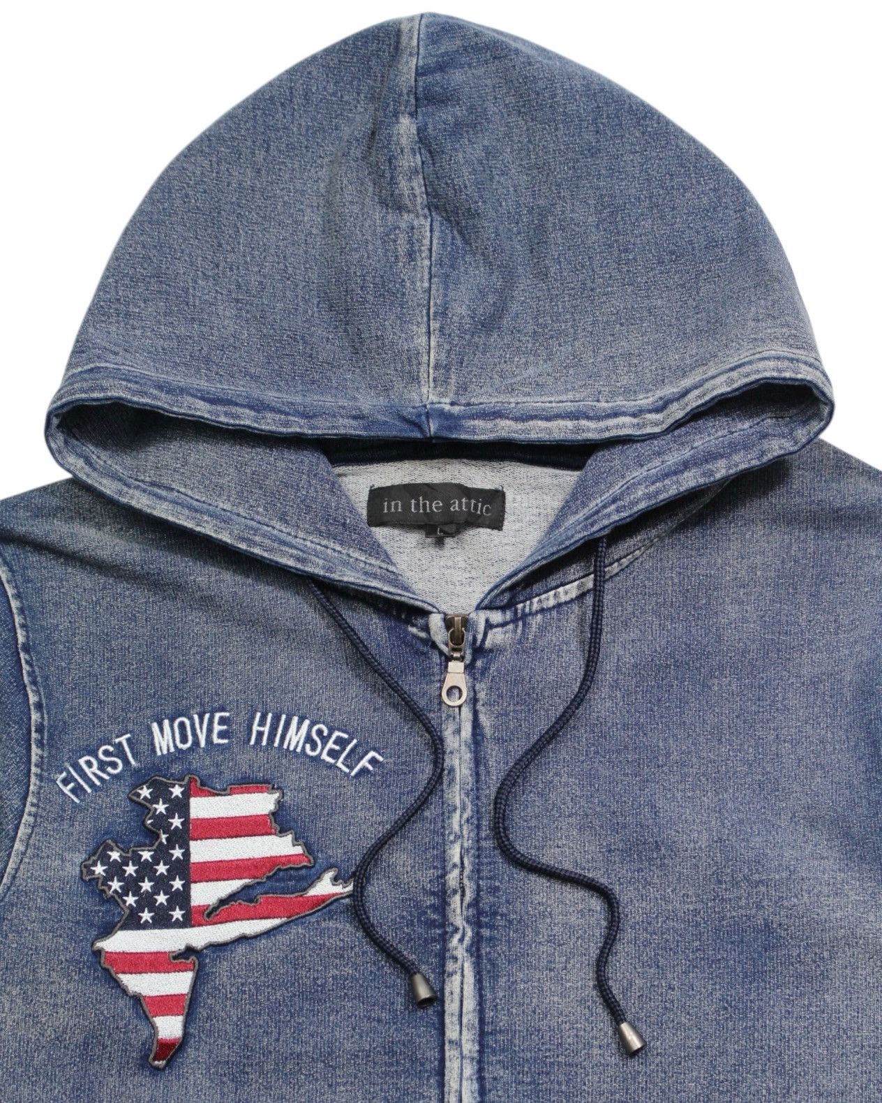 In The Attic 2000S IN THE ATTIC ZIP UP HOODIE Size US L / EU 52-54 / 3 - 6 Thumbnail