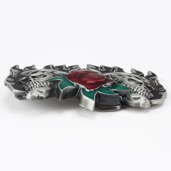 Japanese Brand Skull skeleton buckle head ( buckle only ) Size ONE SIZE - 4 Thumbnail