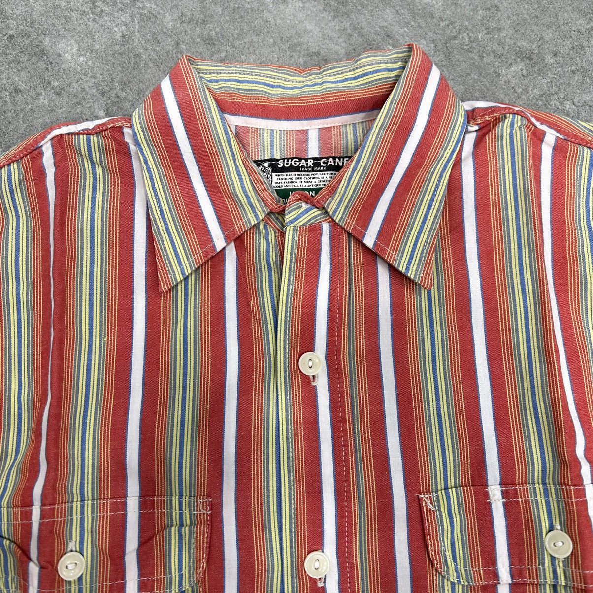 Sugar Cane Vintage 90s Sugar Cane Shirt Button Up Flanel Long Slevee Size US XL / EU 56 / 4 - 3 Thumbnail