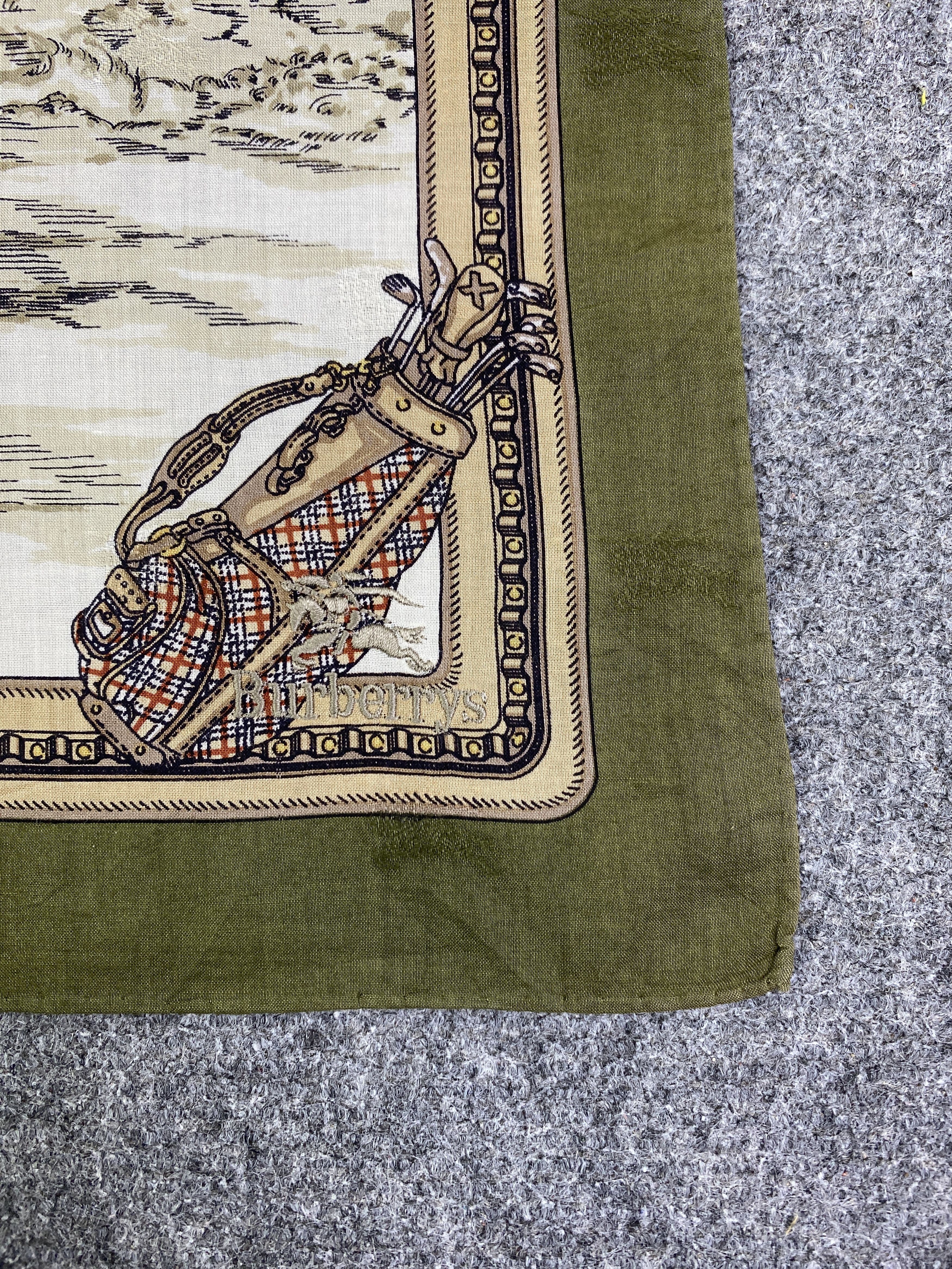 Burberry Vintage Burberrys Handkerchief / Neckerchief HKC1076 Size ONE SIZE - 4 Thumbnail