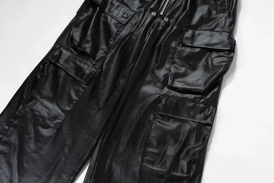 Japanese Brand × Vintage Retro punk fashion multi pocket cargo pants Size US 34 / EU 50 - 4 Thumbnail