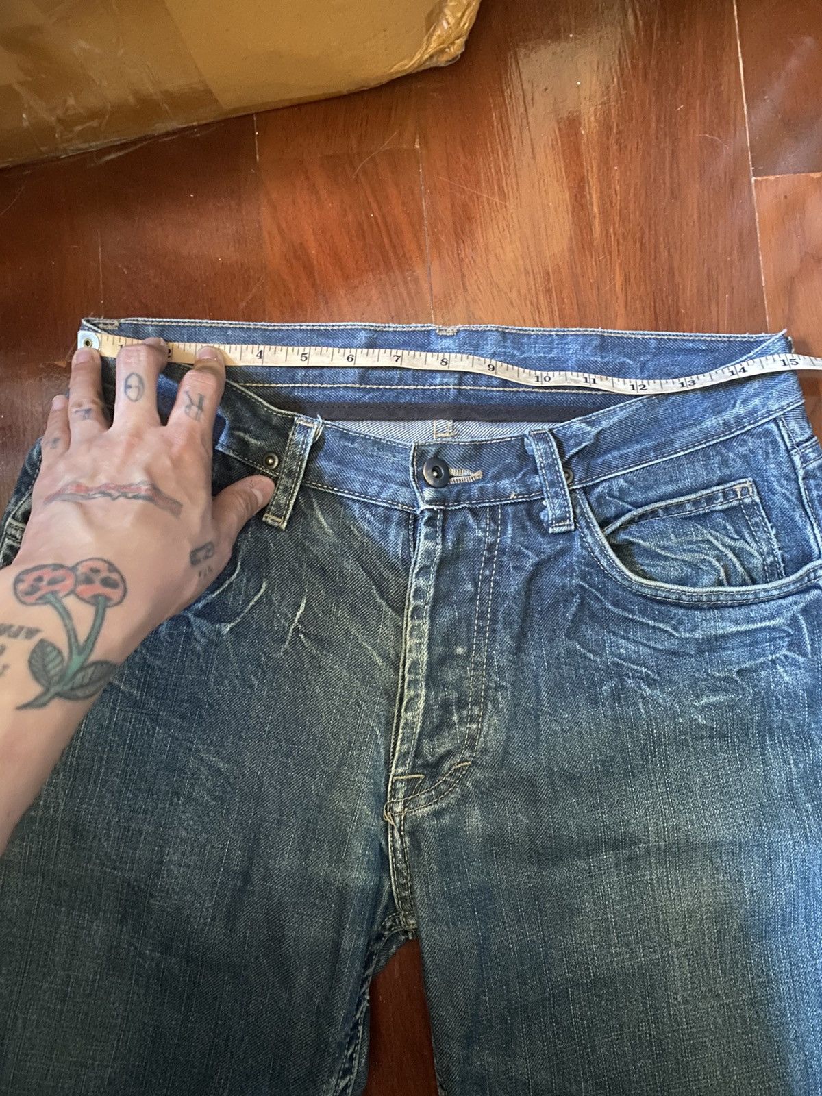 Rick Owens Rick Owens Slab Denim Size US 28 / EU 44 - 11 Thumbnail