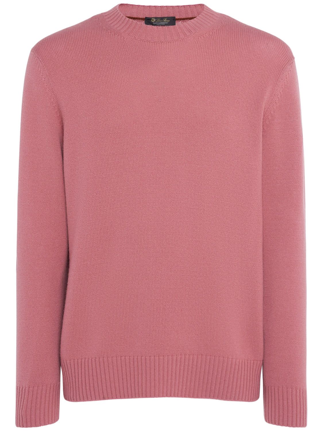 Loro Piana o1srvl11e1024 Parksville Crewneck Sweater in Pink Size US S / EU 44-46 / 1 - 1 Thumbnail
