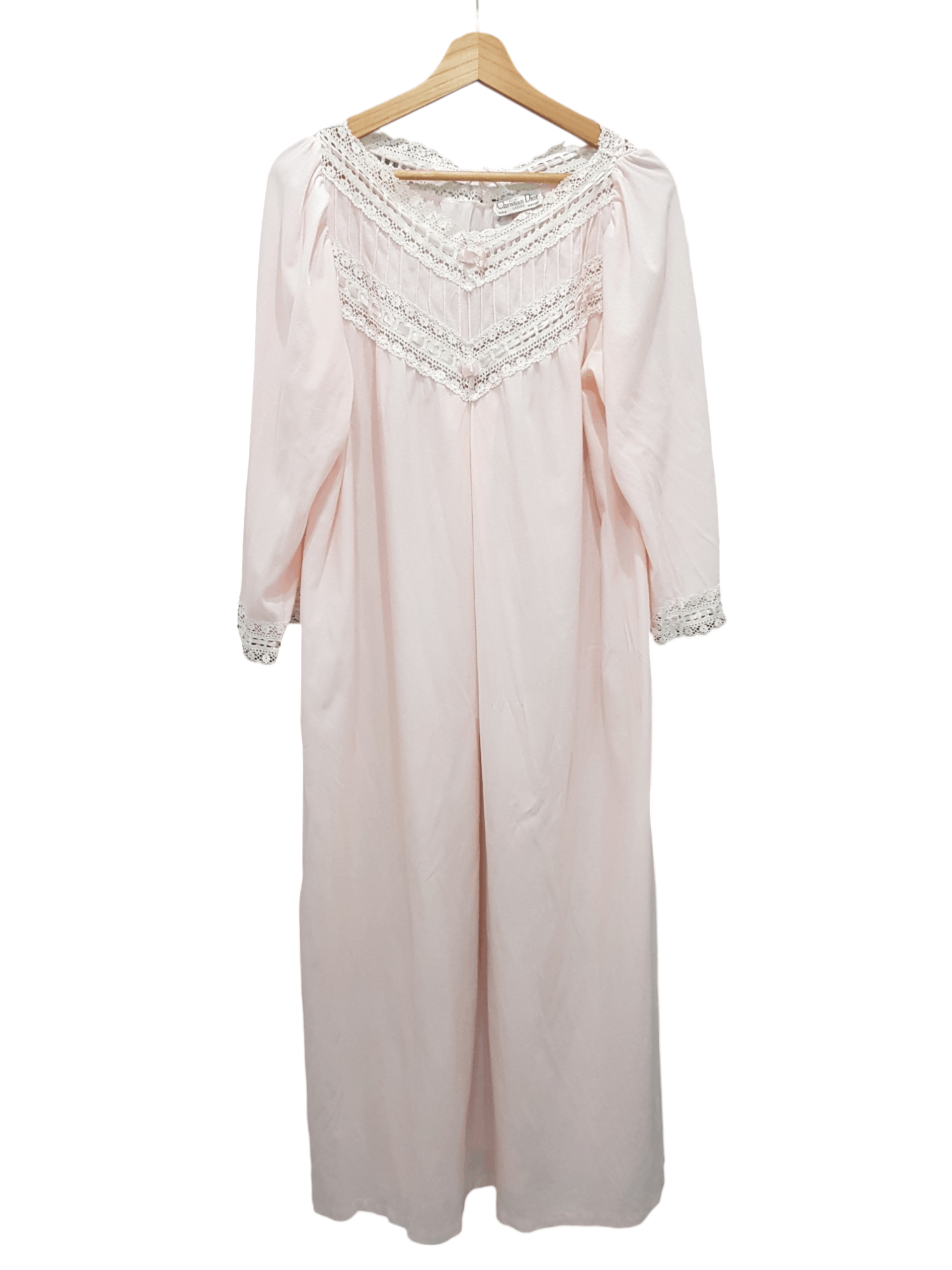 Christian Dior Monsieur Christian Dior sleepwear dress Vintage 80s Size L / US 10 / IT 46 - 2 Thumbnail