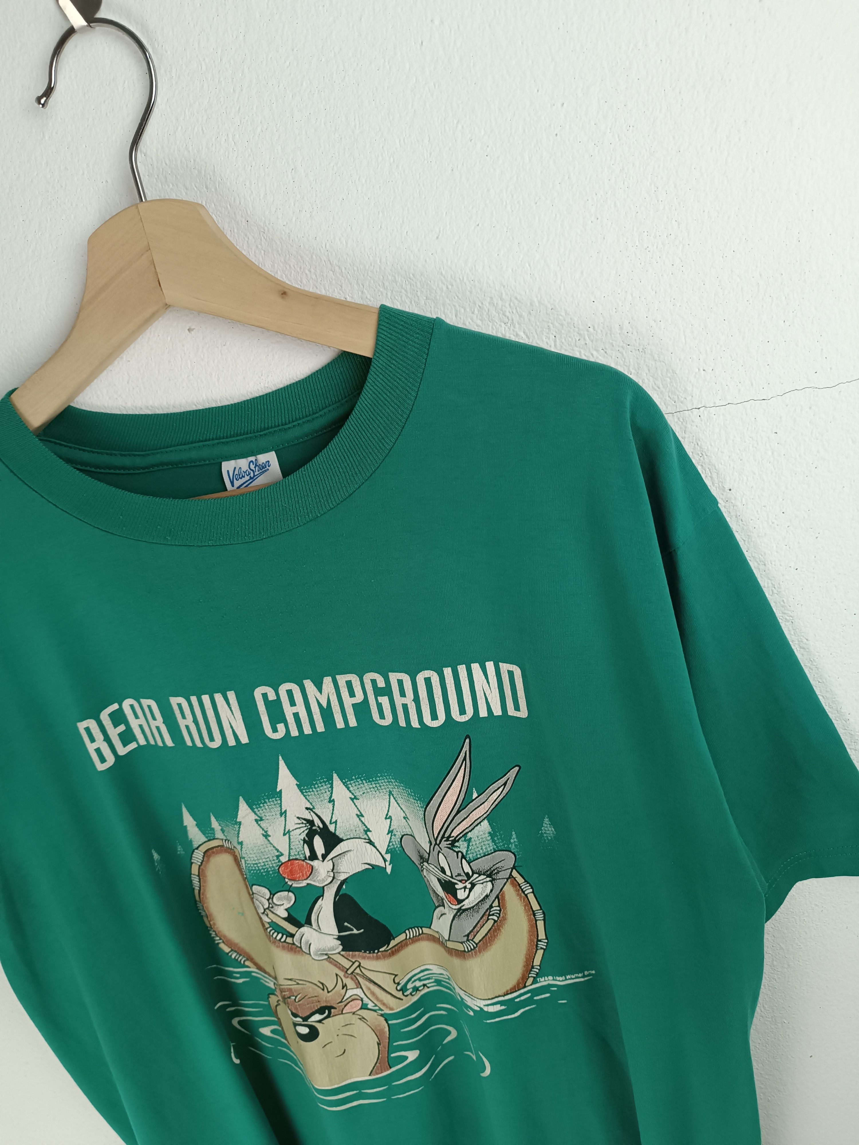 Vintage VINTAGE 1992 BEAR RUN CAMPGROUND LOONEY TUNES TAZ TWEETY Size US L / EU 52-54 / 3 - 9 Thumbnail