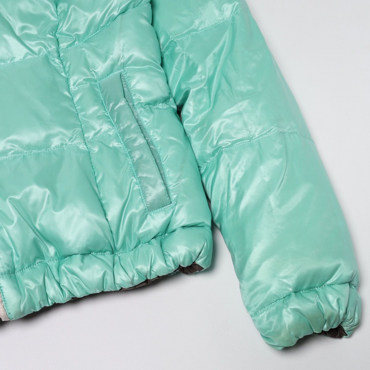 KJUS Kjus Reversible Down Puffer Jacket Brown Light Blue Ski Snow Size L / US 10 / IT 46 - 17 Thumbnail
