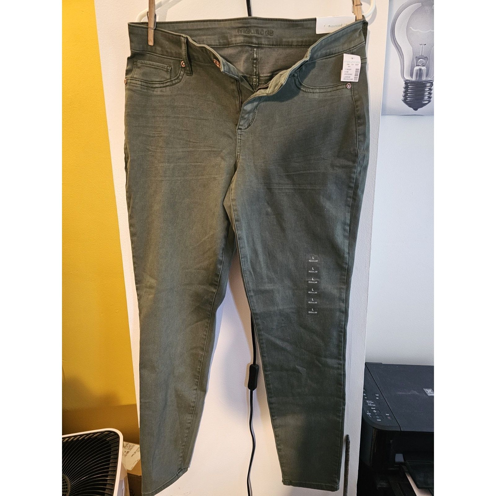 Other Maurices Denim Flex Jegging Women's L Reg Mid Rise Jeans -Gr Size 29" - 1 Thumbnail