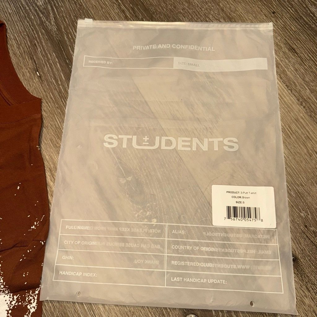 Students STUDENTS 3-Putt T Shirt Size Small Size US S / EU 44-46 / 1 - 4 Thumbnail