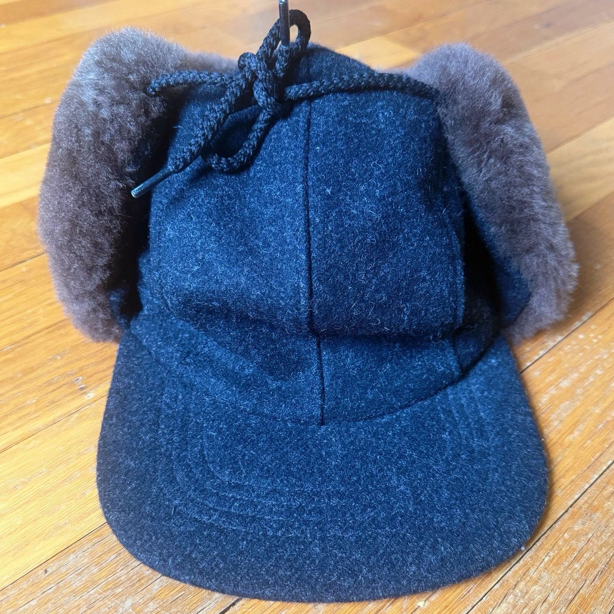 Filson Filson Double Mackinaw Wool Shearling Trapper Hat Cap. Size ONE SIZE - 1 Thumbnail