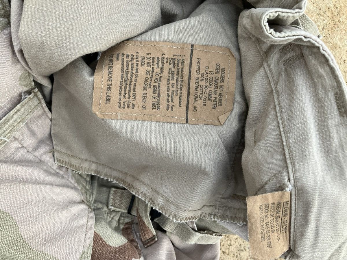 Designer custom shorts Vintage desert camouflage military pants 1990’ Size US 34 / EU 50 - 5 Thumbnail