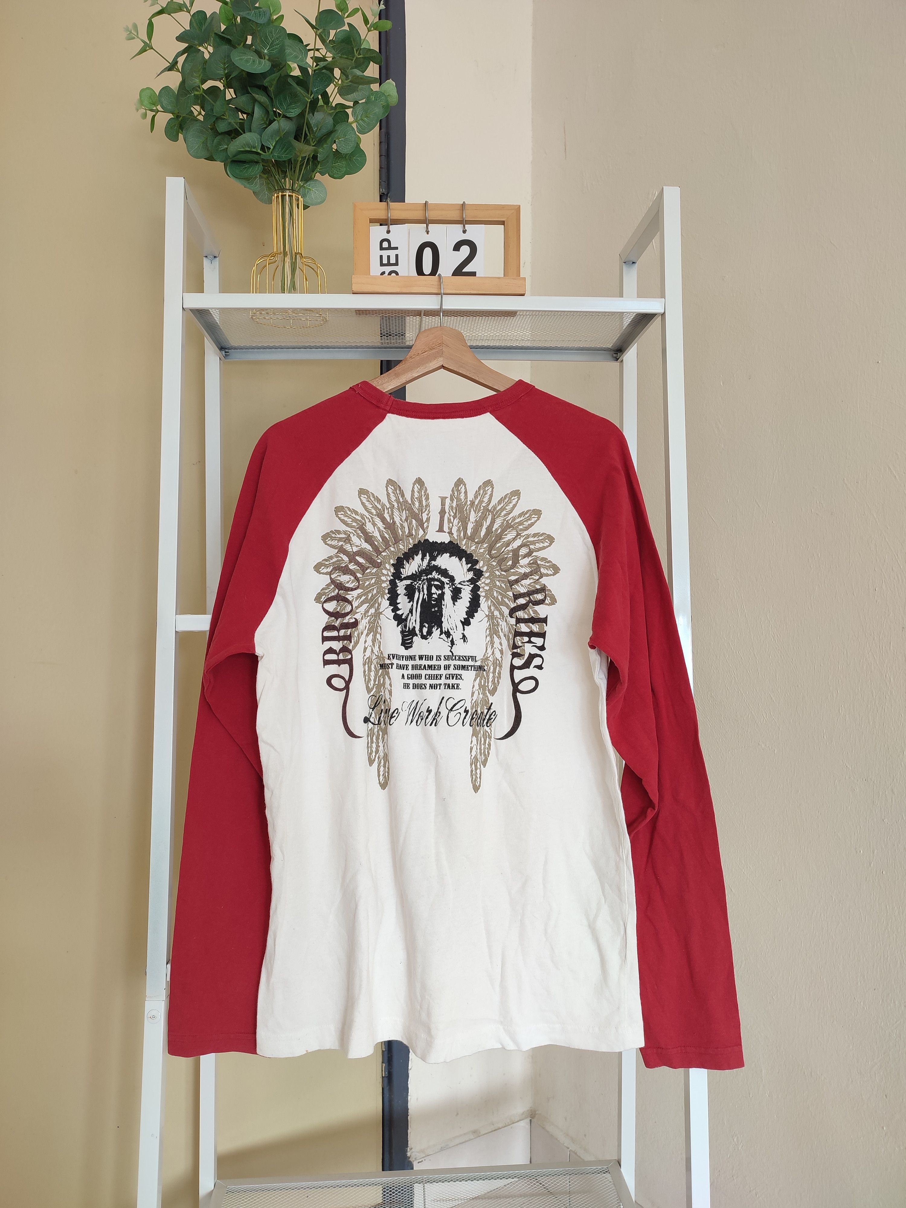 Japanese Brand Crazy y2k BROOKLYN INDUSTRIES APACHE LONG SLEEVE Size US L / EU 52-54 / 3 - 1 Thumbnail