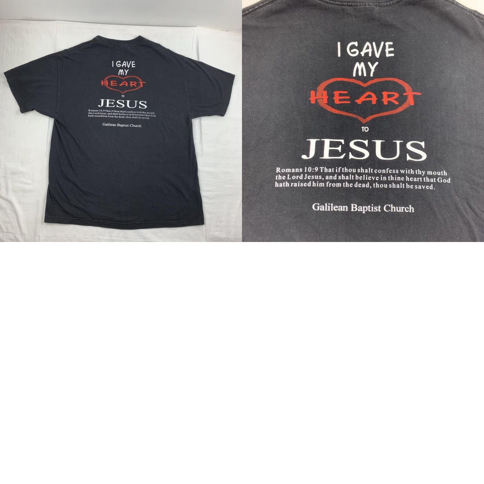 Vintage VINTAGE Diamond Star Jesus Shirt Adult XL Black I Am An Organ Donor Gave Heart To Jesus 90s Concert Mens XL Size US XL / EU 56 / 4 - 8 Thumbnail