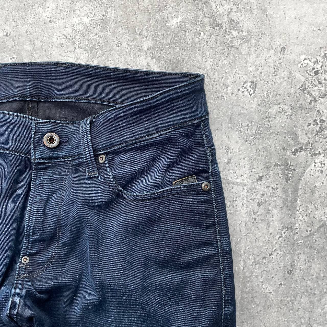 G-Star G-Star Raw Revend Super Slim Stretch Jeans Blue Dark Aged Size US 32 / EU 48 - 6 Thumbnail