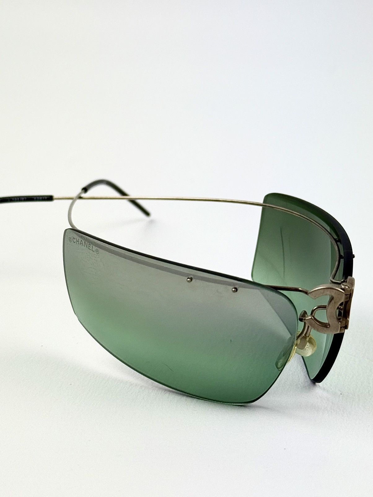 Chanel Chanel - Sports - CC - Foldable - Shield Sunglasses Size ONE SIZE - 7 Thumbnail