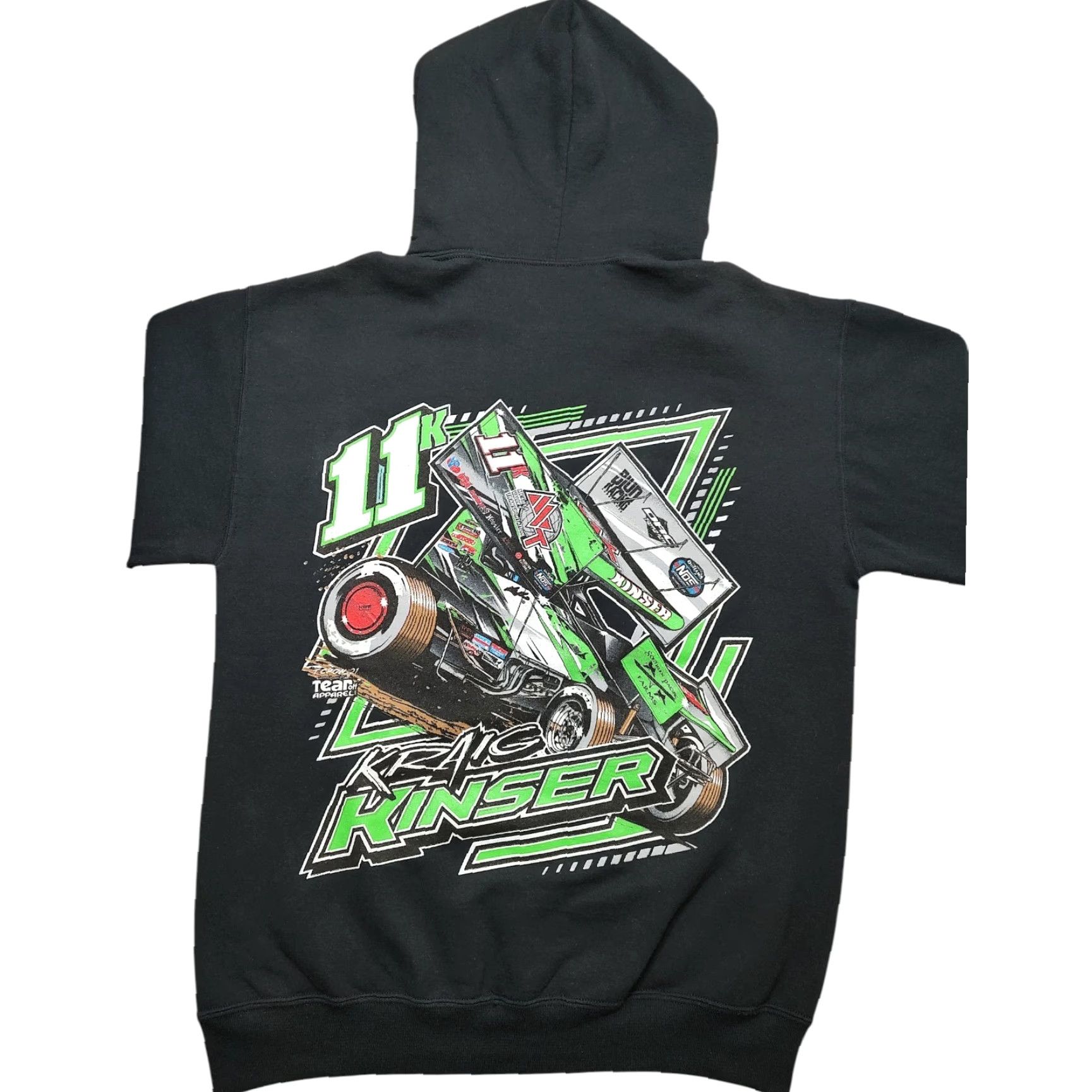 Gildan VINTAGE Kraig Kinser 11K Remy Crew Sweatshirt Hoodie XL Black Men Pullover Racing Dirt Nascar Indy 500 Daytona 500 Vintage Winged Sprint Car Size US XL / EU 56 / 4 - 3 Thumbnail