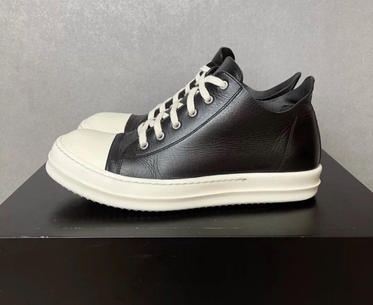 Rick Owens Rick owens Big Converse ro mainline cowhide black and white Size US 10 / EU 43 - 1 Thumbnail