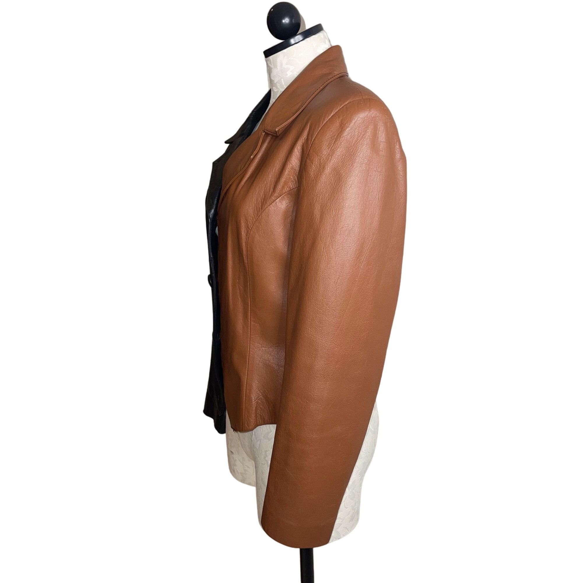 Other E Style Vintage Womens Jacket Size 6 Brown Size M / US 6-8 / IT 42-44 - 2 Thumbnail