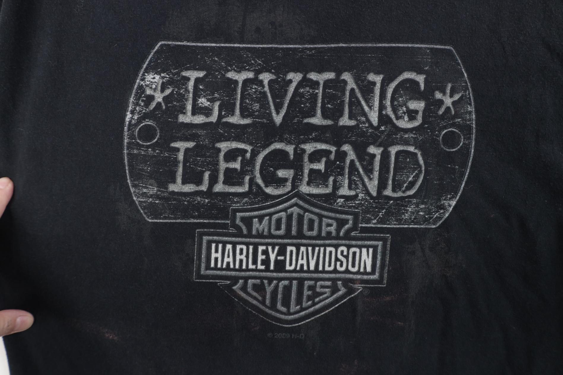 Harley Davidson Vintage Y2K Harley Davidson Dog Tags T-Shirt Black USA Size US L / EU 52-54 / 3 - 4 Thumbnail
