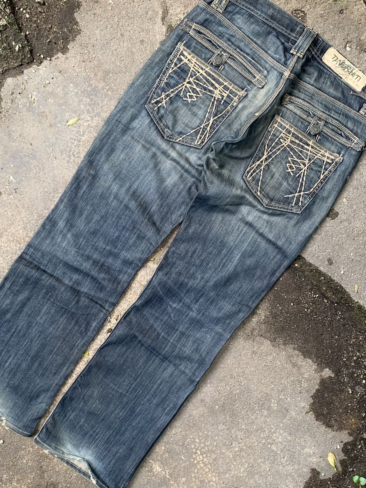 Japanese Brand × Vintage Vintage Meg Punk 19 Taverniti Jeans Size US 34 / EU 50 - 2 Thumbnail