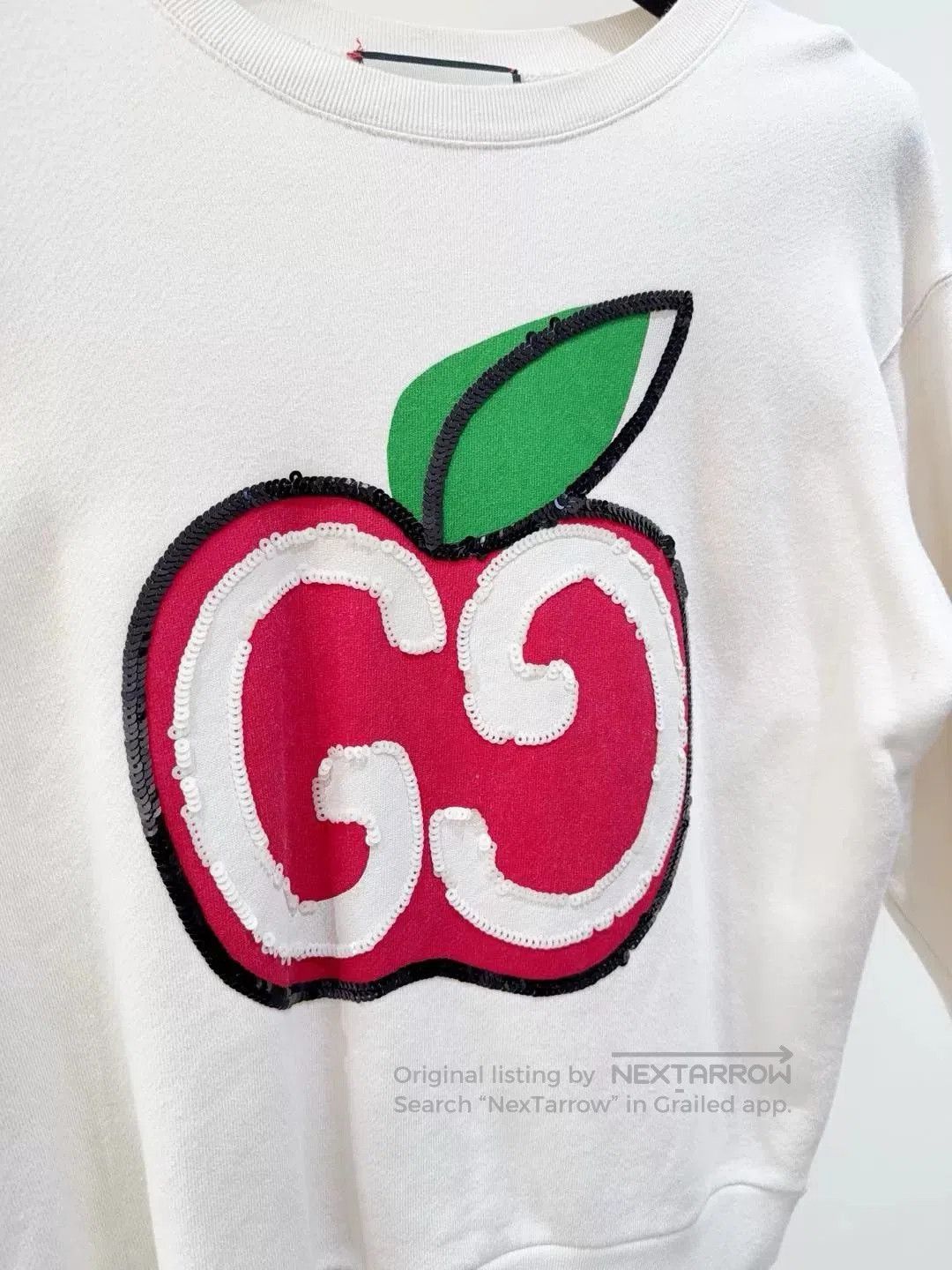 Gucci Gucci Apple Print Sweatshirt. Size XS / US 0-2 / IT 36-38 - 3 Thumbnail