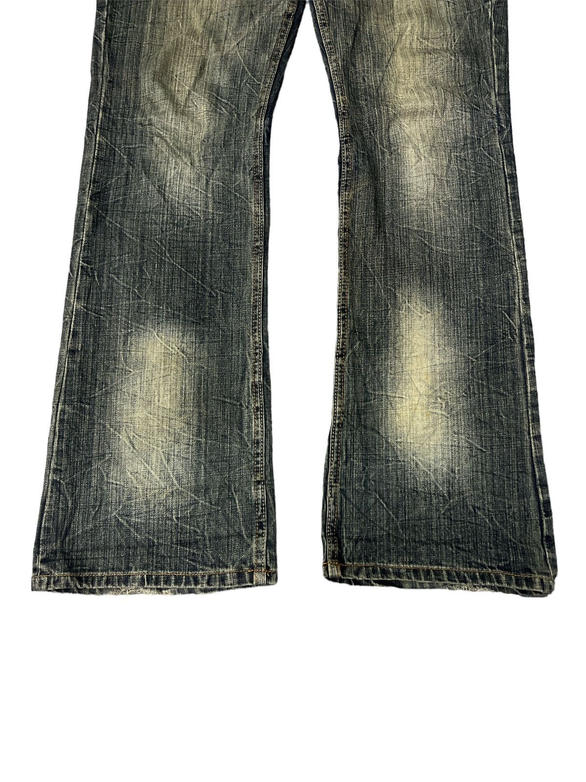 Japanese Brand × Vintage FLARED💥ULTIMAX DISTRESSED DENIM PANT Size US 34 / EU 50 - 3 Thumbnail