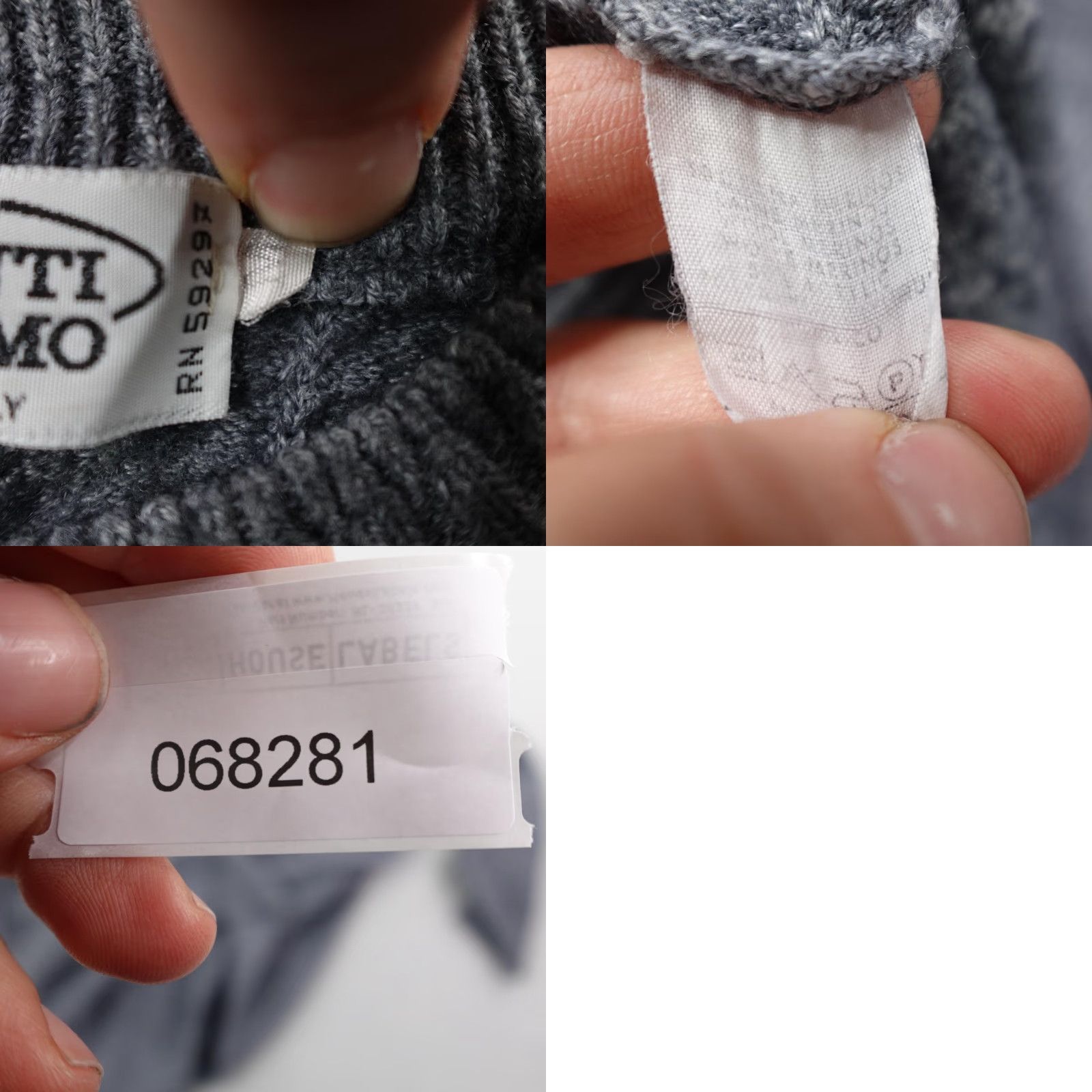 Vintage VINTAGE Parienti L'Uomo Sweater Womens Medium Gray Merino Wool Pullover Italy Size M / US 6-8 / IT 42-44 - 8 Thumbnail