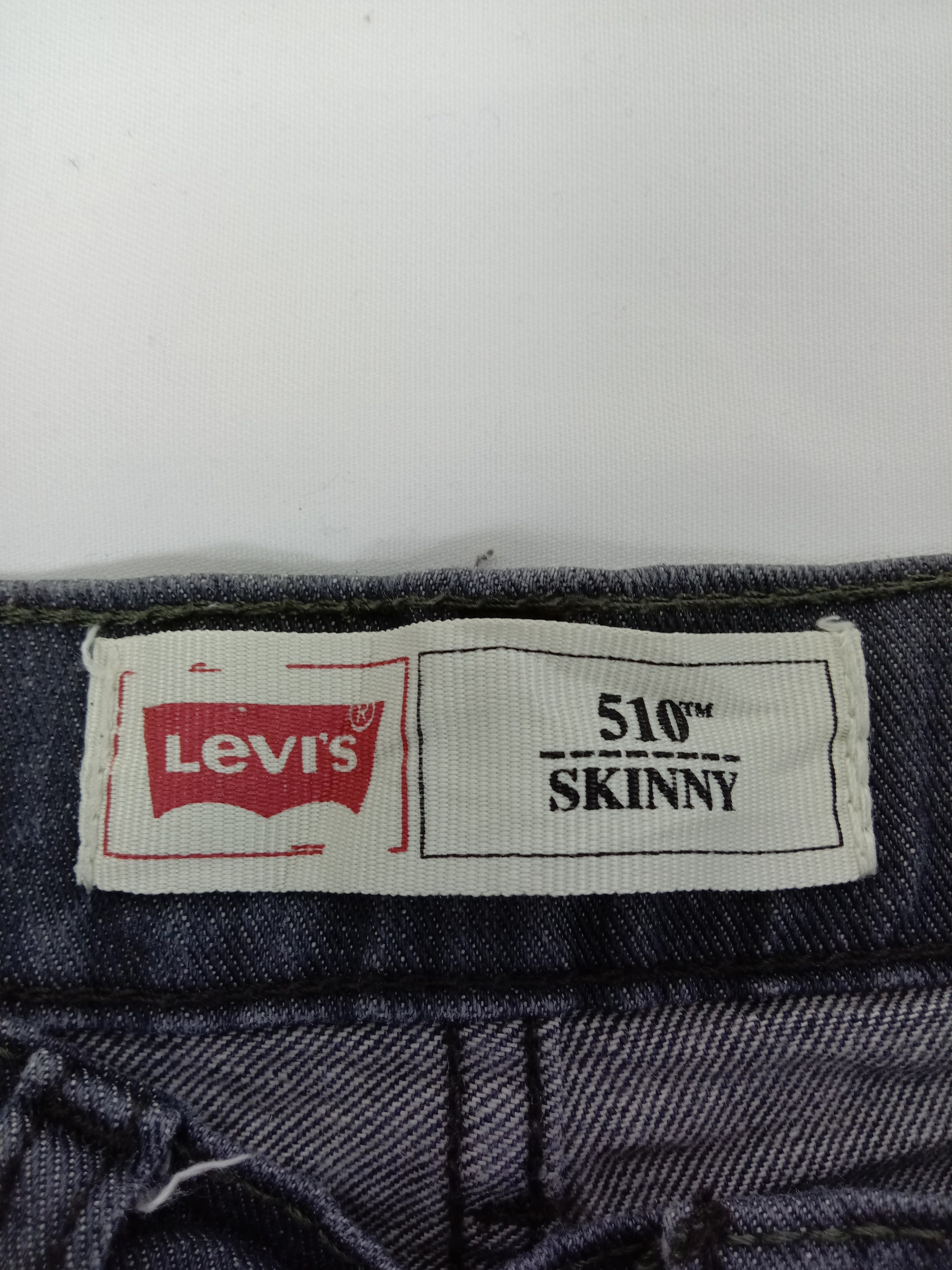 Levi's Vintage Levi's 510 Skinny Jeans Faded Black Denim Size 29" - 11 Thumbnail