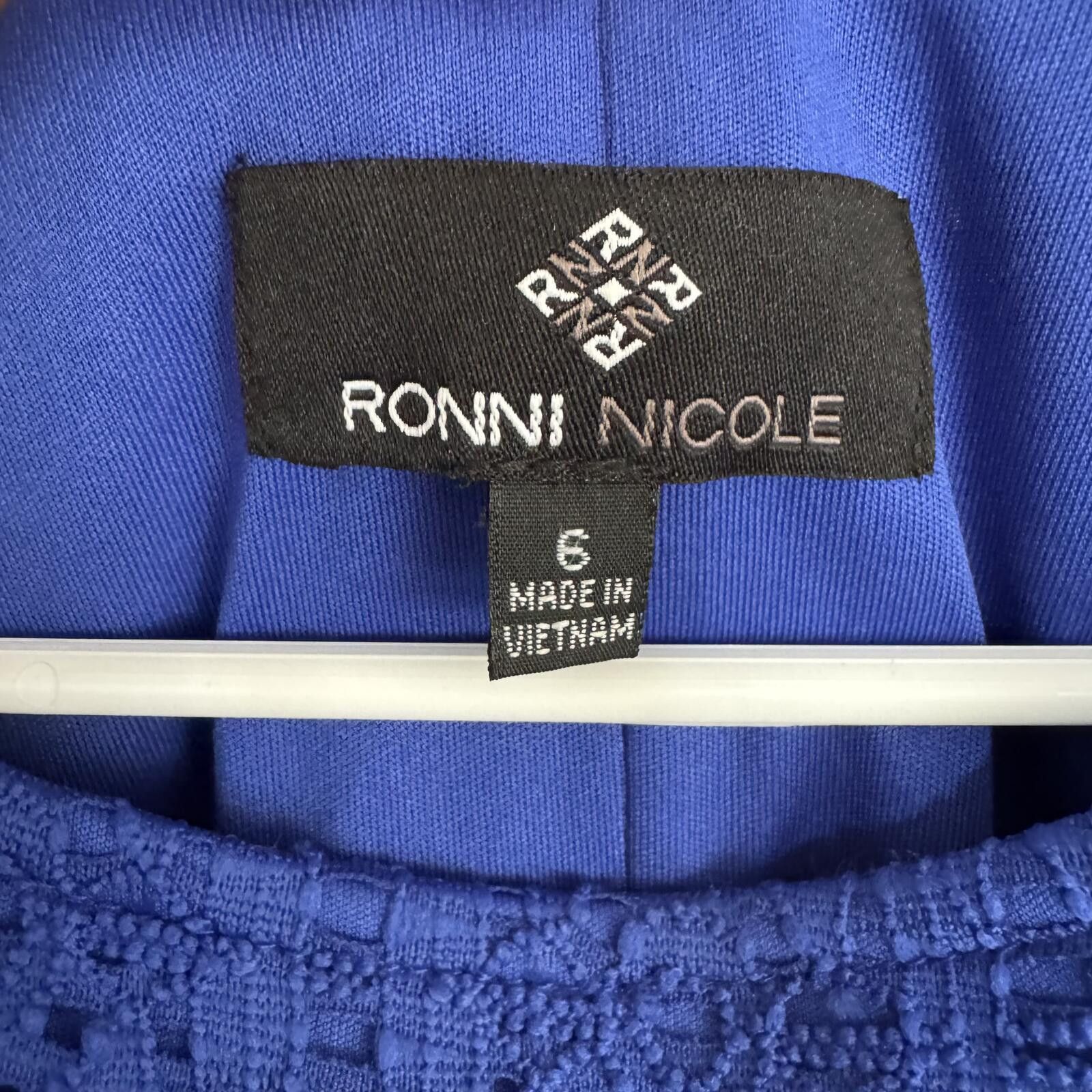 Other Ronni Nicole Royal Blue Cold Shoulder Lace Dress Size 6 Size M / US 6-8 / IT 42-44 - 2 Thumbnail