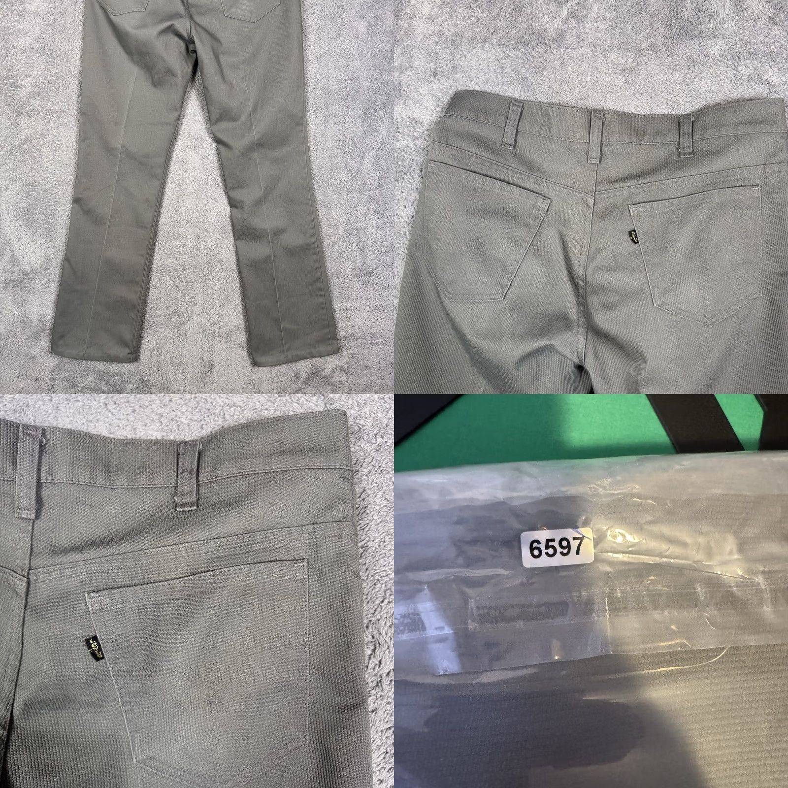 Levi's VINTAGE Levi's 517 Pants Mens 33x33 Corduroy Talon STA-PREST Rockabilly 1991 Size US 33 - 10 Thumbnail