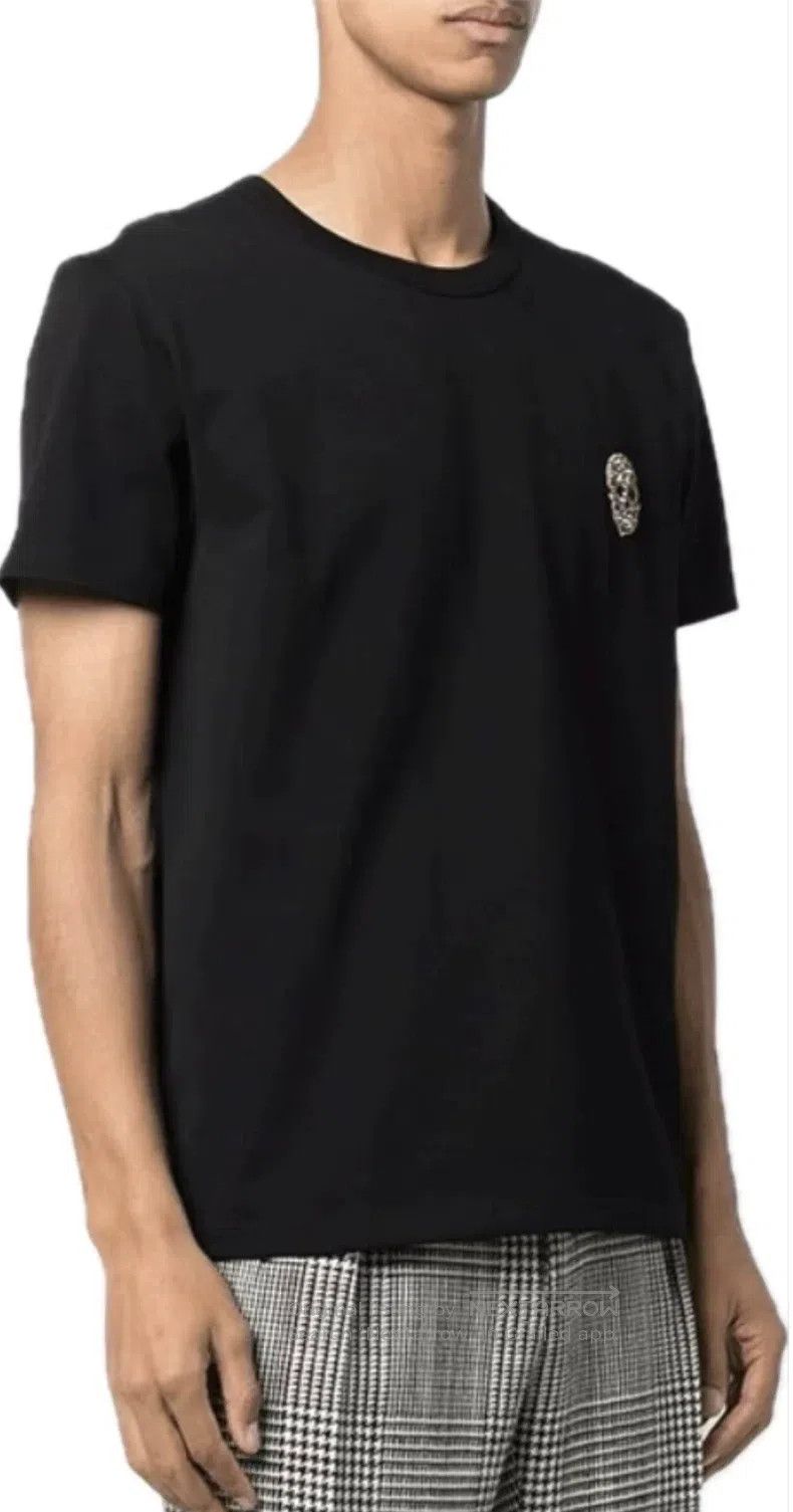 Alexander McQueen Alexander Mcqueen Crystal skull short-sleeved T-shirt Size US XL / EU 56 / 4 - 9 Thumbnail