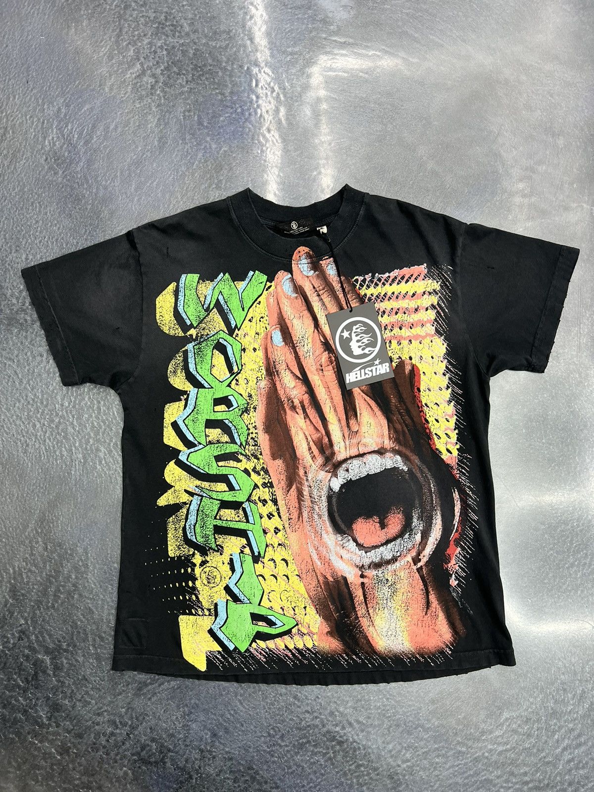 HELLSTAR Hellstar Worship Hands T-Shirt Size US S / EU 44-46 / 1 - 1 Thumbnail