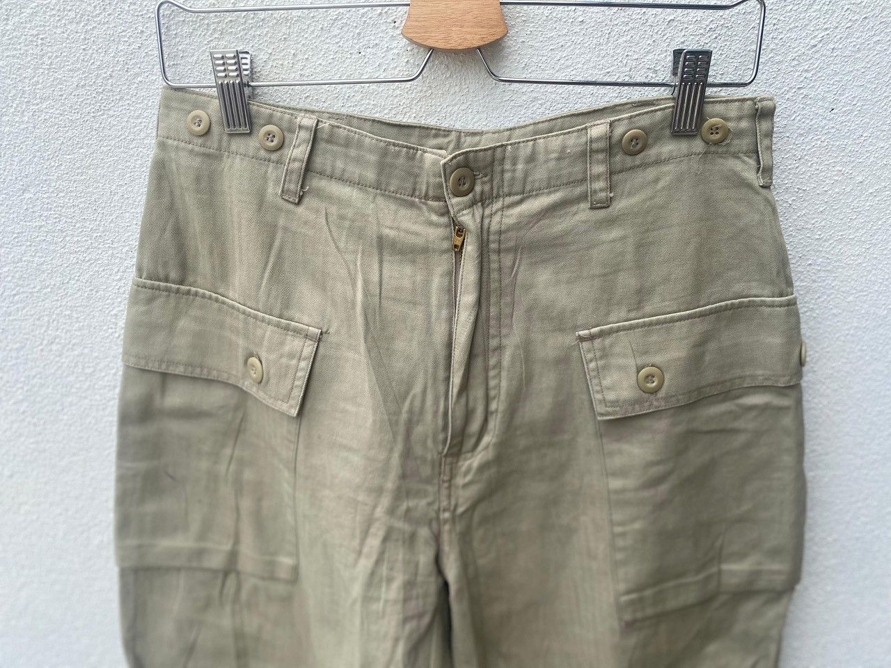 Vintage Vintage U.S. NAVY Military Cargo Monkey Pants Size US 31 - 3 Thumbnail