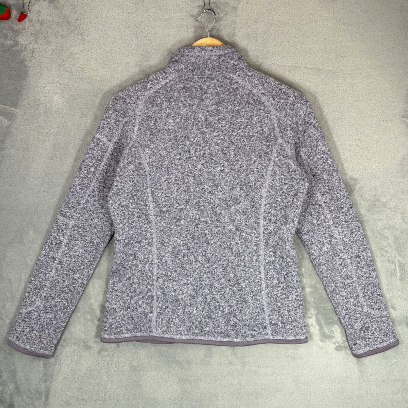 Patagonia Patagonia Better Sweater 1/4 Zip Pullover Women's Small Gray Fleece Jacket Shirt Size S / US 4 / IT 40 - 3 Thumbnail