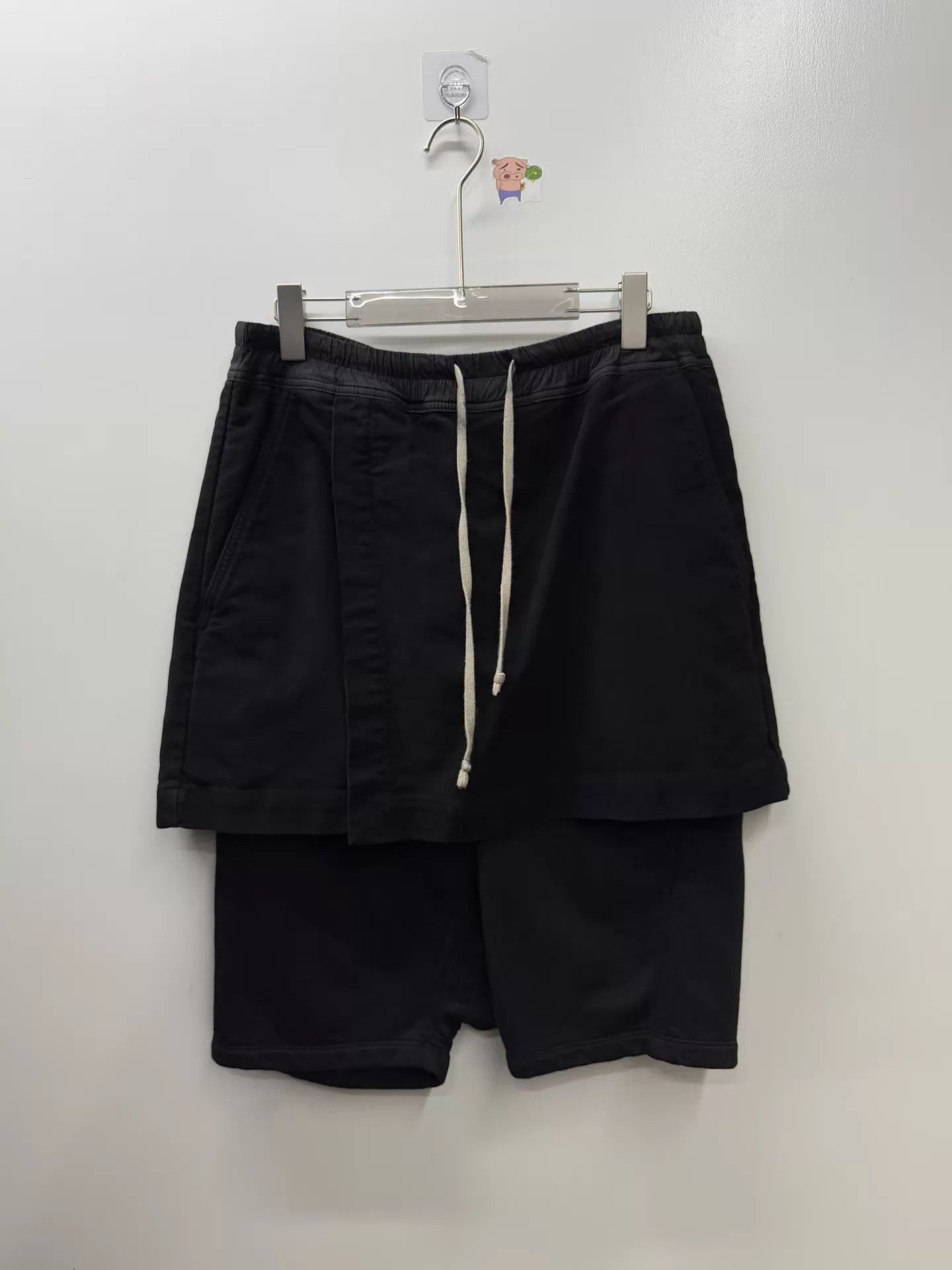 Rick Owens Rick Owens Black Suede 2-Layer Skort S IT Like New Size US 30 / EU 46 - 1 Thumbnail
