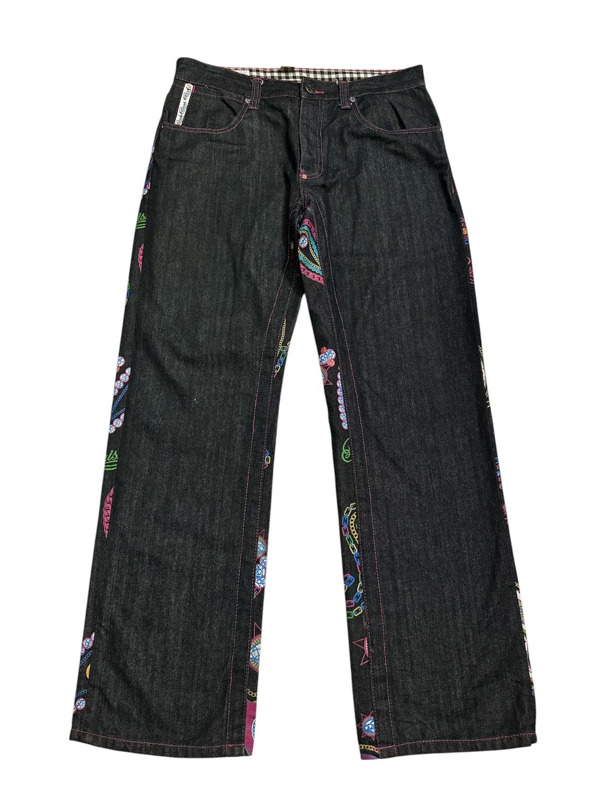 Rick Owens 2000s Parish Baggy Jeans Y2K Goa Lgb Avant Garde Jnco Style Size US 36 / EU 52 - 2 Thumbnail