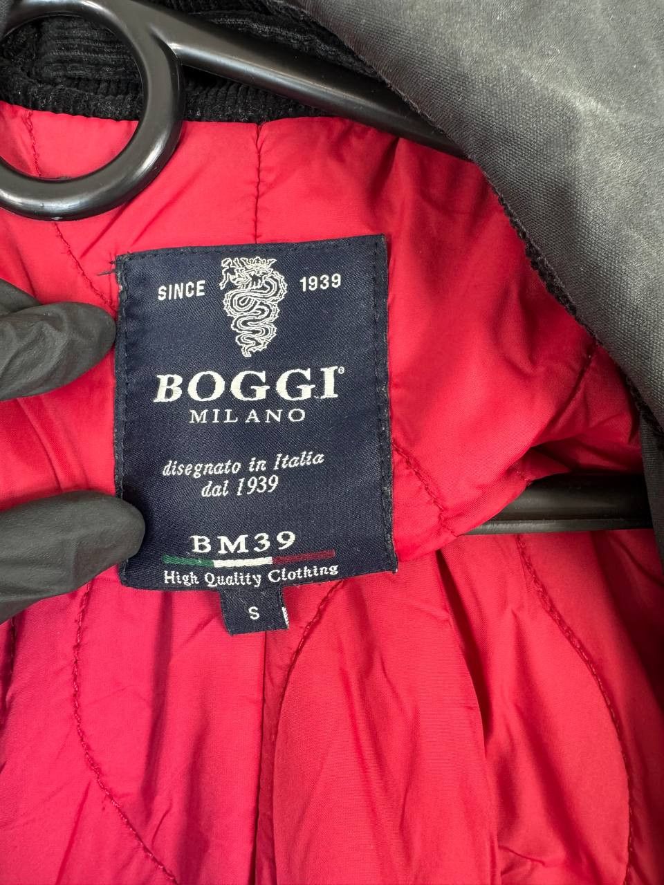 Boggi Boggi Milano Mens Double Breasted Jacket Coat Cotton Navy S Size US S / EU 44-46 / 1 - 5 Thumbnail