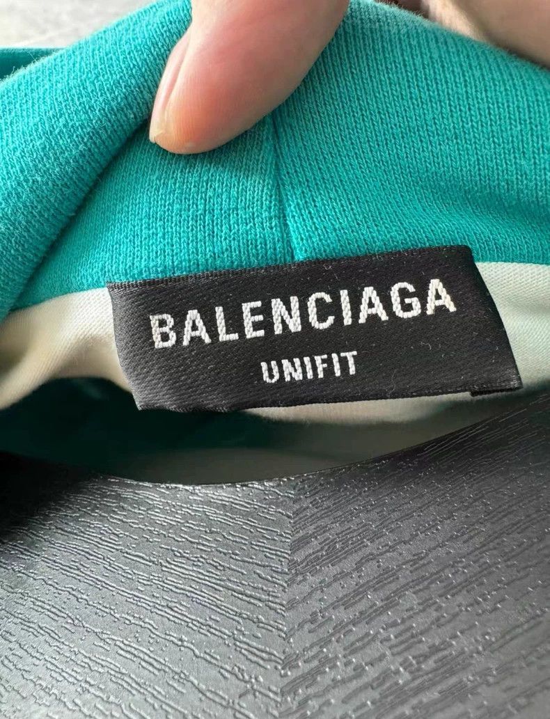 Balenciaga Balenciaga Double-layer destruction LOGO printed hoodie la Size US L / EU 52-54 / 3 - 5 Thumbnail