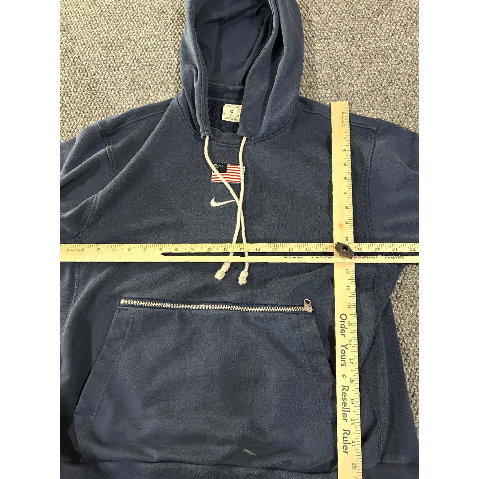 Nike Nike Team USA Hoodie Mens M Dri Fit Pullover Navy Blue Basketball Size US M / EU 48-50 / 2 - 7 Thumbnail