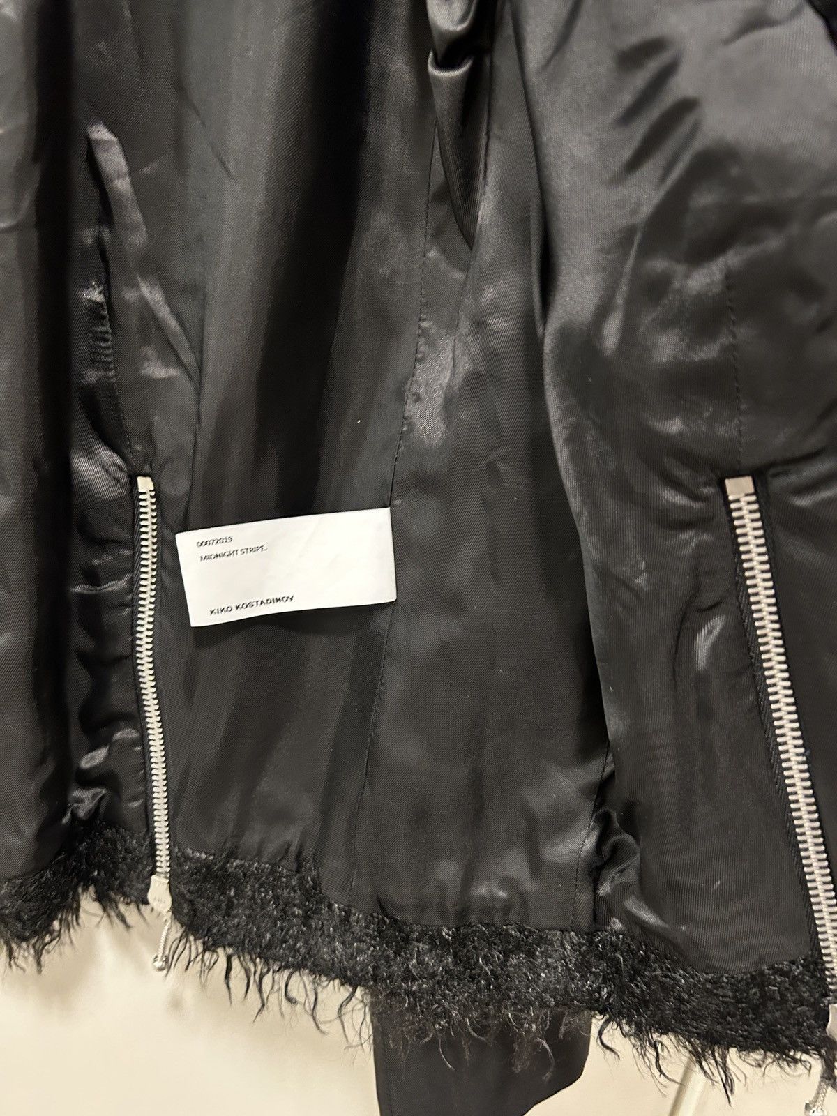 Kiko Kostadinov Kiko Kostadinov F/W 19 Goff Zip Darted Jacket Furry Black Size US S / EU 44-46 / 1 - 6 Thumbnail