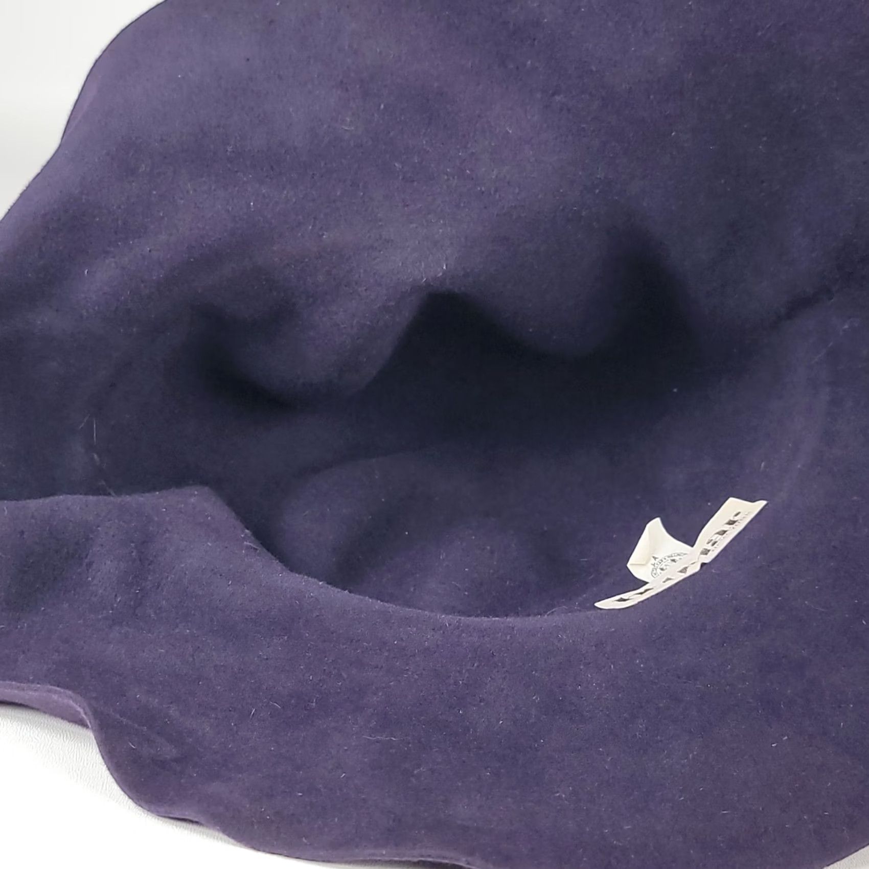 Vintage Betmar New York Hat Womens Purple 100% Wool Felt Cloche Boho, Women's — image 6 of 6