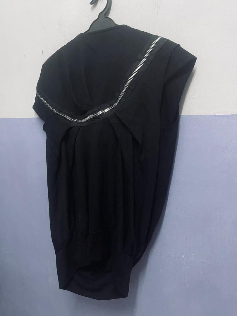 Japanese Brand Atsuro Tayama Asymmetric Zipper Cape Runway Size US M / EU 48-50 / 2 - 18 Thumbnail
