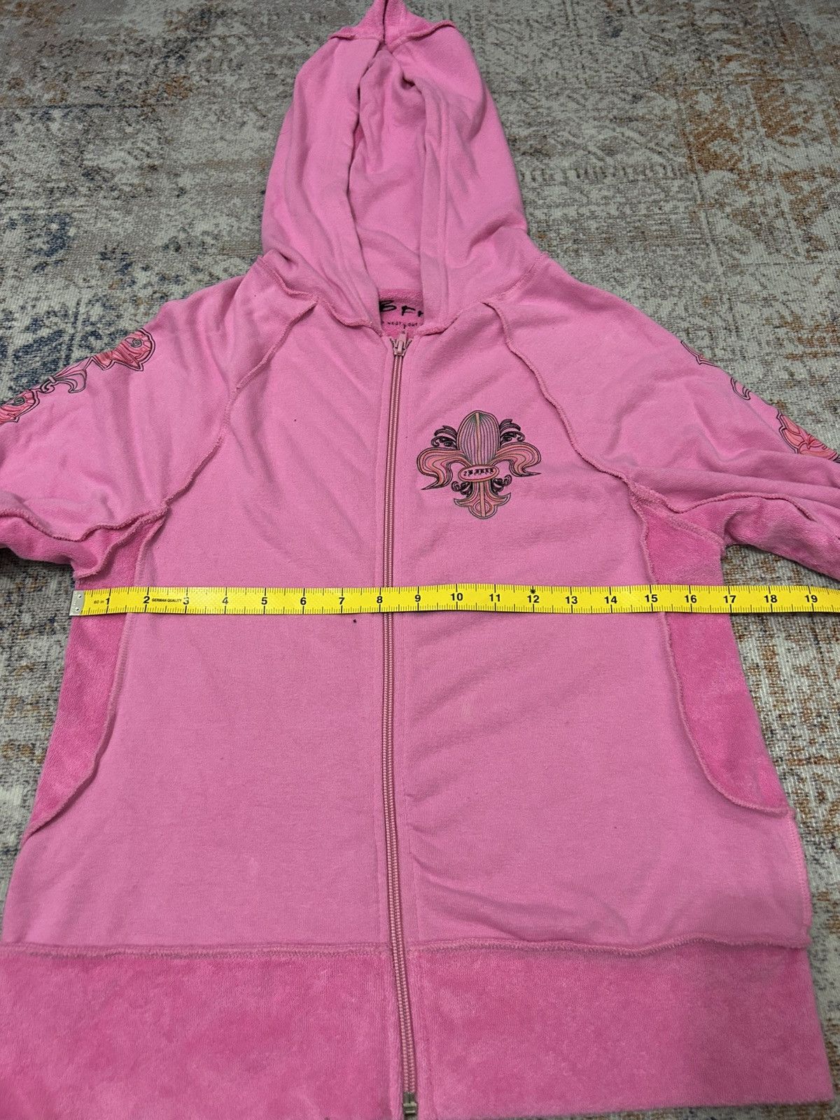 If Six Was Nine 2B Free Cross Flowers Zip Hoodie Size US XS / EU 42 / 0 - 14 Thumbnail